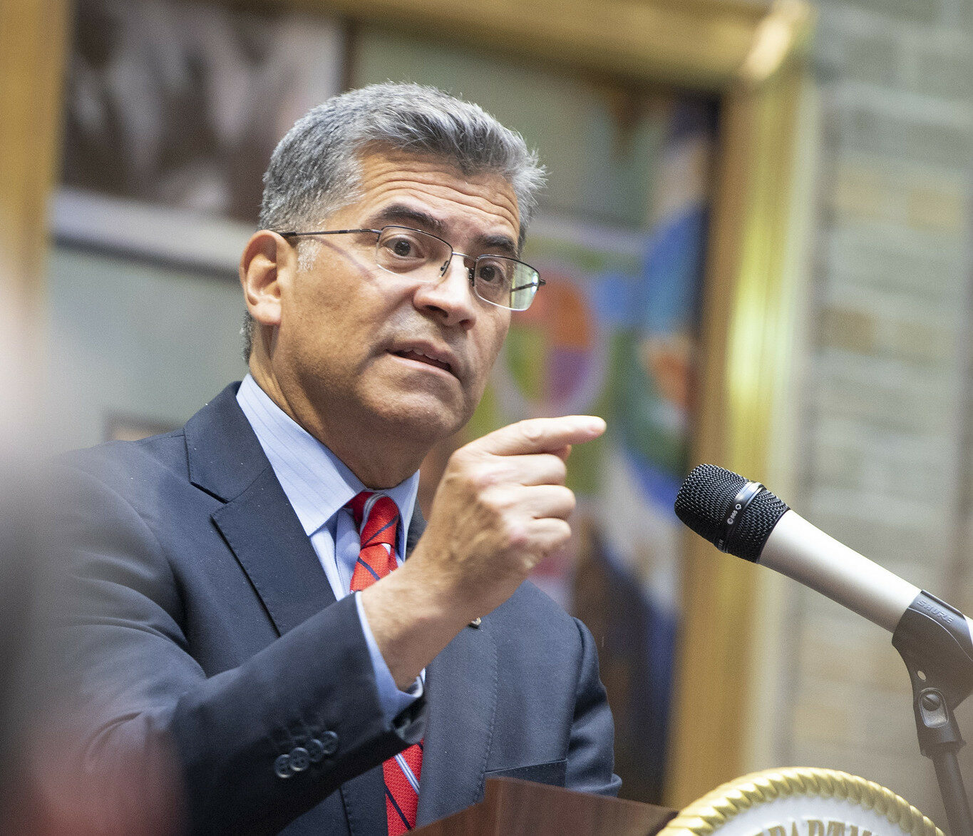 Becerra Fights His Department’s Policy
